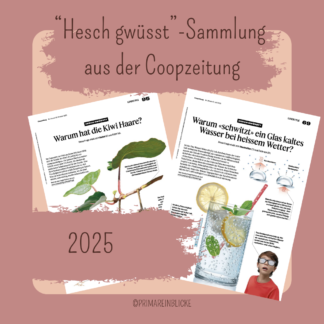 "Hesch gwüsst" Sammlung 2025