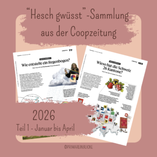 "Hesch gwüsst" Sammlung 2026 - Teil 1